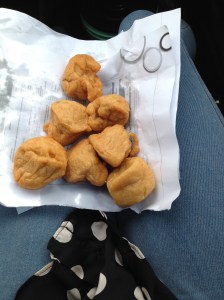 Akara bought on the road trip.