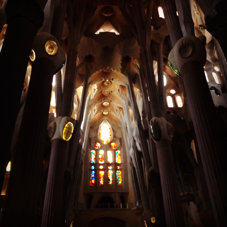 Beautiful La Sagrada Familia by Gaudi