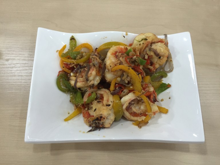 Sauteed Tiger Prawns