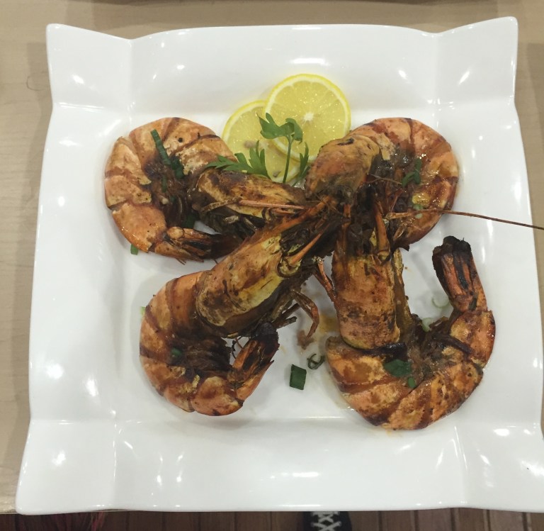 Chilli Tiger Prawns