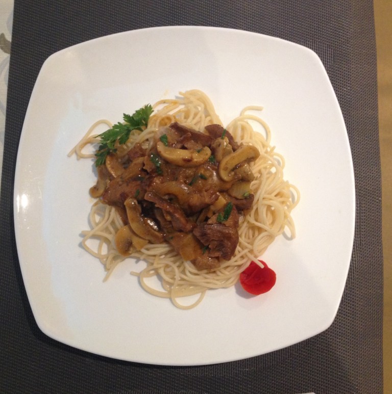 Beef Stroganoff