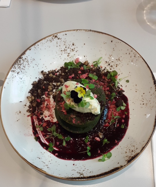 Matcha Almond Hotcakes